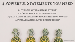 Four Powerful Statements You Need Obsessive Compulsive Disorder OCD Fear Depression Panic CBT Mindfulness ERP BFRB Your Anxiety Toolkit Podcast Kimberley Quinlan