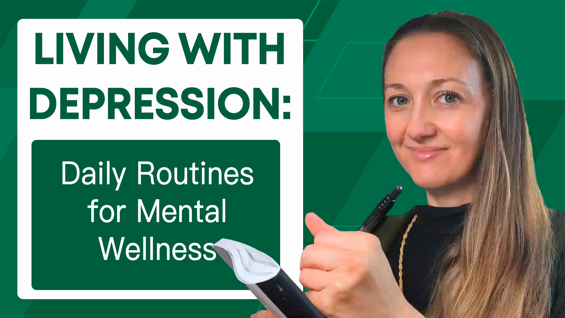 Living with Depression: Daily Routines for Mental Wellness