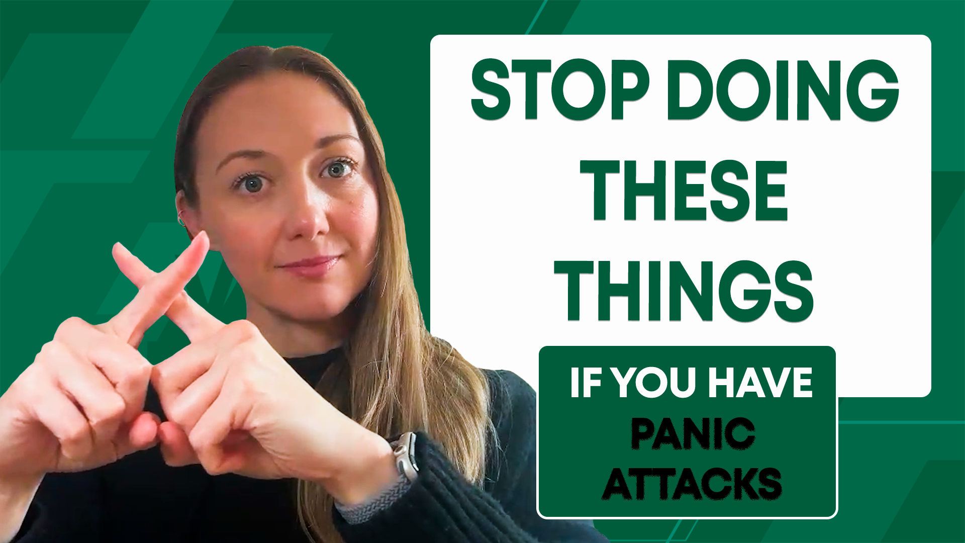 Stop doing these things if you have panic attacks