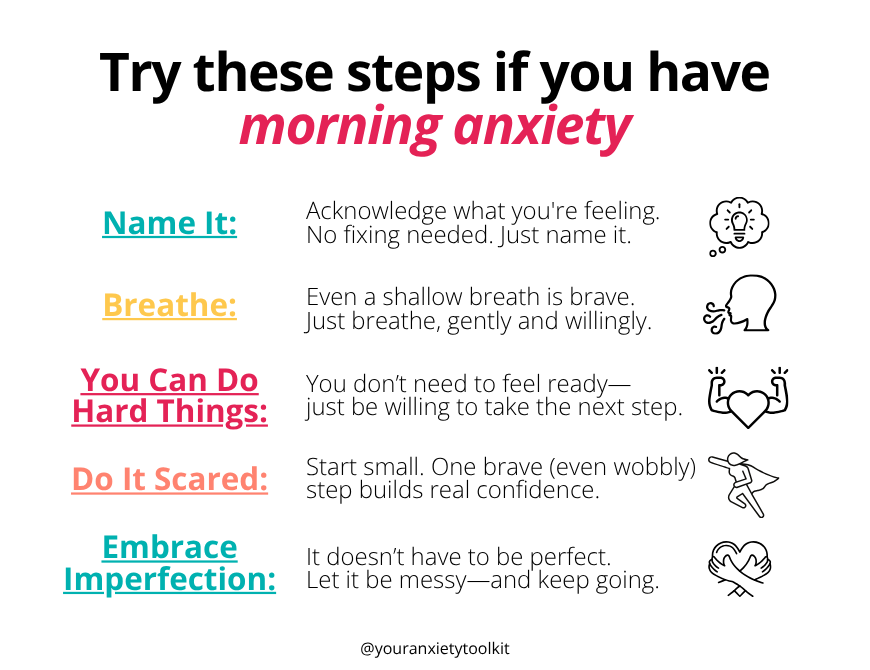 steps if you have morning anxiety