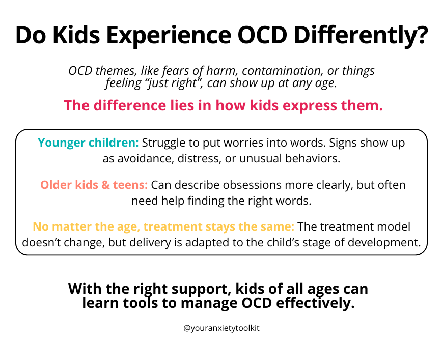 Do Kids Experience OCD Differently graphic