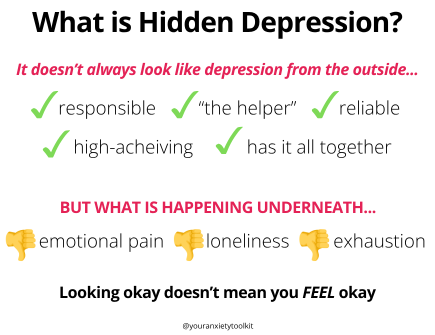 hidden depression graphic